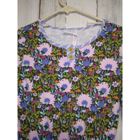 MATILDA JANE 435 TWEEN GIRLS  BEAUTIFUL  FLORAL LONG SLEEVE  DRESS GIRLS  10 - Picture 2 of 6